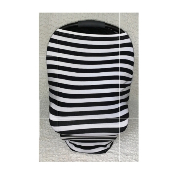 Black and White Car Seat Cover - Picture 2 of 4